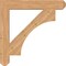 Ekena Millwork Westlake Craftsman Smooth Bracket, Western Red Cedar, 5 1/2"W x 40"D x 40"H BKT06X40X40WTL04SWR - alternate 2